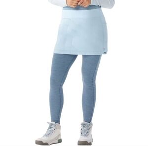 SMART WOOL SMARTLOFT NWT Woman’s Snow Skirt in Winter Sky Blue Sz M​​​​